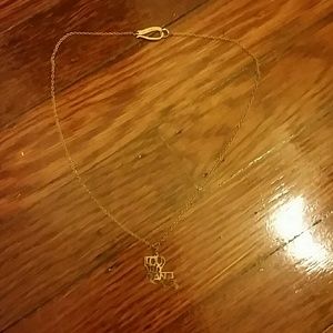 gold louisiana state necklace 🐊